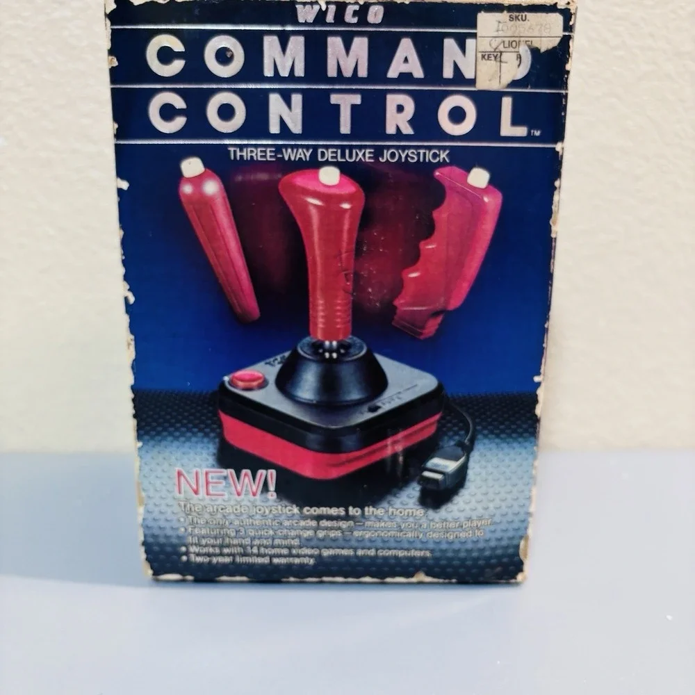 Wico Command Control Joystick Controller Atari 2600, 400/800, Amiga+ All Parts